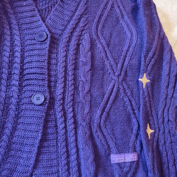 Taylor Swift NEW Speak Now (Taylor's version) Purple Cardigan - Picture 4 of 10